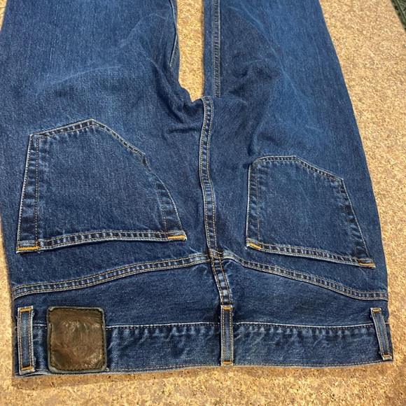 Gap Blue Button Fly Jeans Special Denim Straight Fit Tag Says W32 L30 - Picture 13 of 16